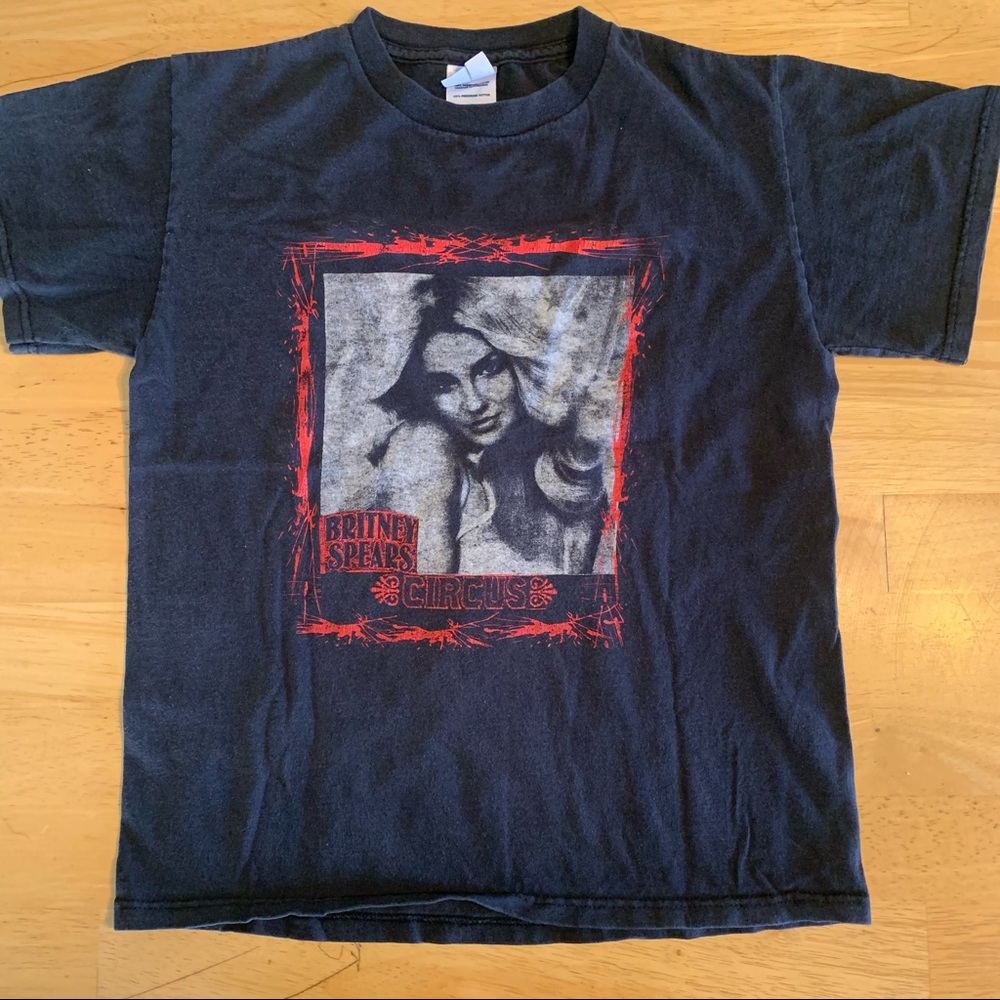 Britney Spears S Circus Black Bootleg Tour Shirt